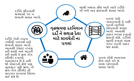Steps for HVs to follow during home visit